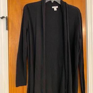 Old Navy Ribbed Black Cardigan